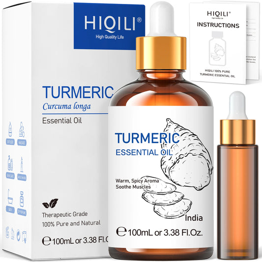 Turmeric Essential Oils, 100% Pure Herbal Plant Oil for Candle