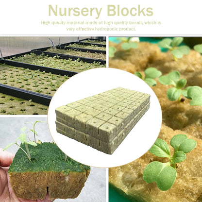 Hydroponics Seedling Grow Block Starter Plugs