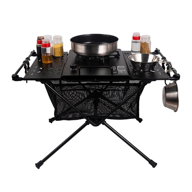 Folding Aluminum Lightweight  table with Storage