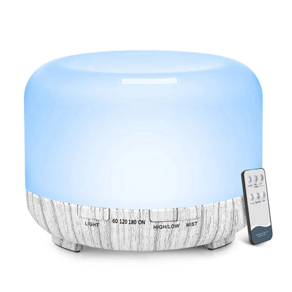 500ML Aromatherapy Essential oil Diffuser, Auto Shut Off (When Water Runs Out)