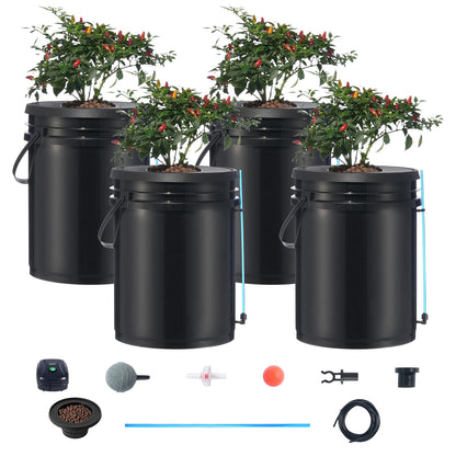 5 Gallon Hydroponics Deep Water Culture System