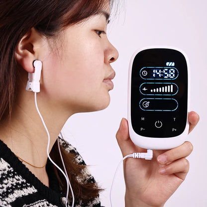Insomnia Anxiety Depression CES Sleeping Therapy Transcranial Microcurrent Pulse Massage