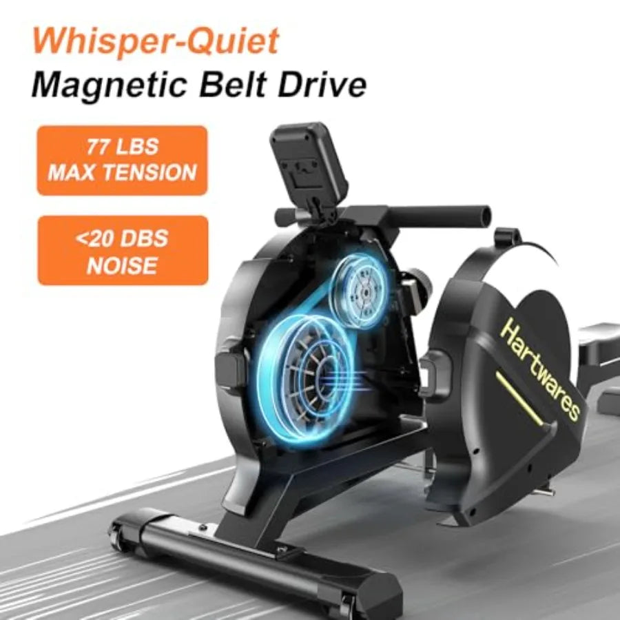 Magnetic  77lbs High Resistance Rowing Machine