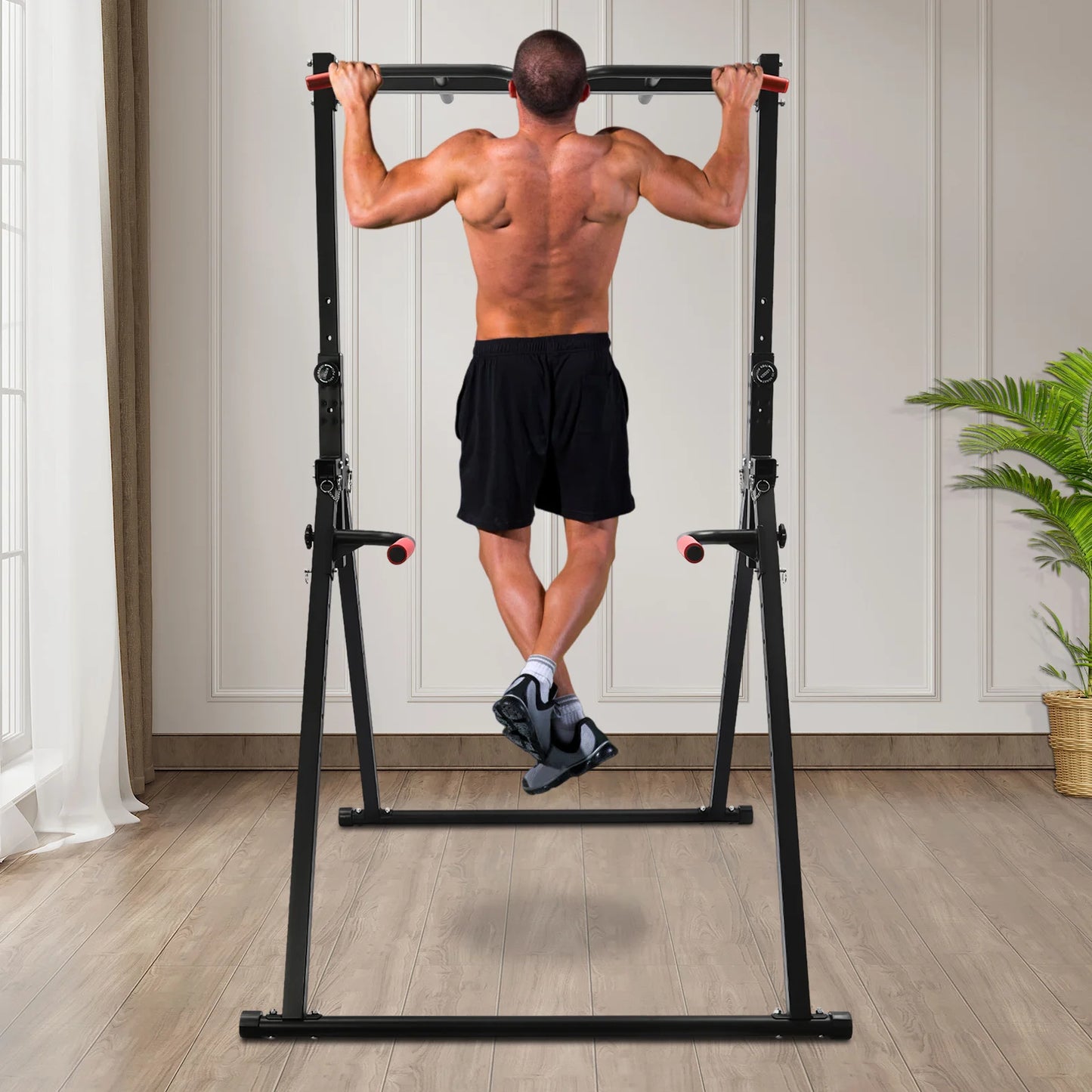 Adjustable Height Home Pull Up Station