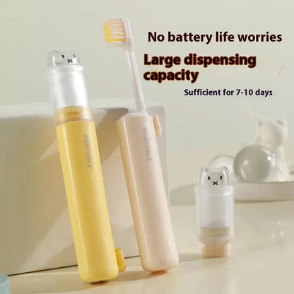 2 In1 Mini Travel Toothbrush