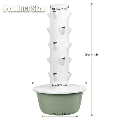 Indoor Growing Tower with Tank