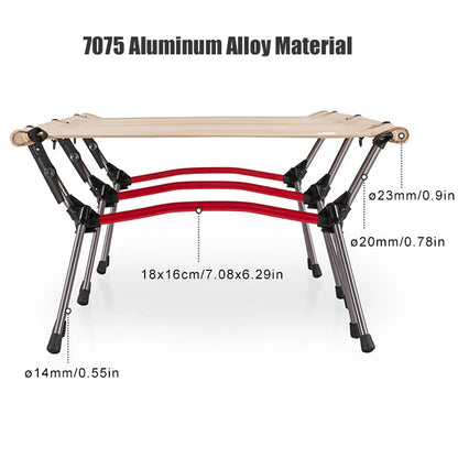 Cot with Leg Extenders for Outdoor Hiking Travel
