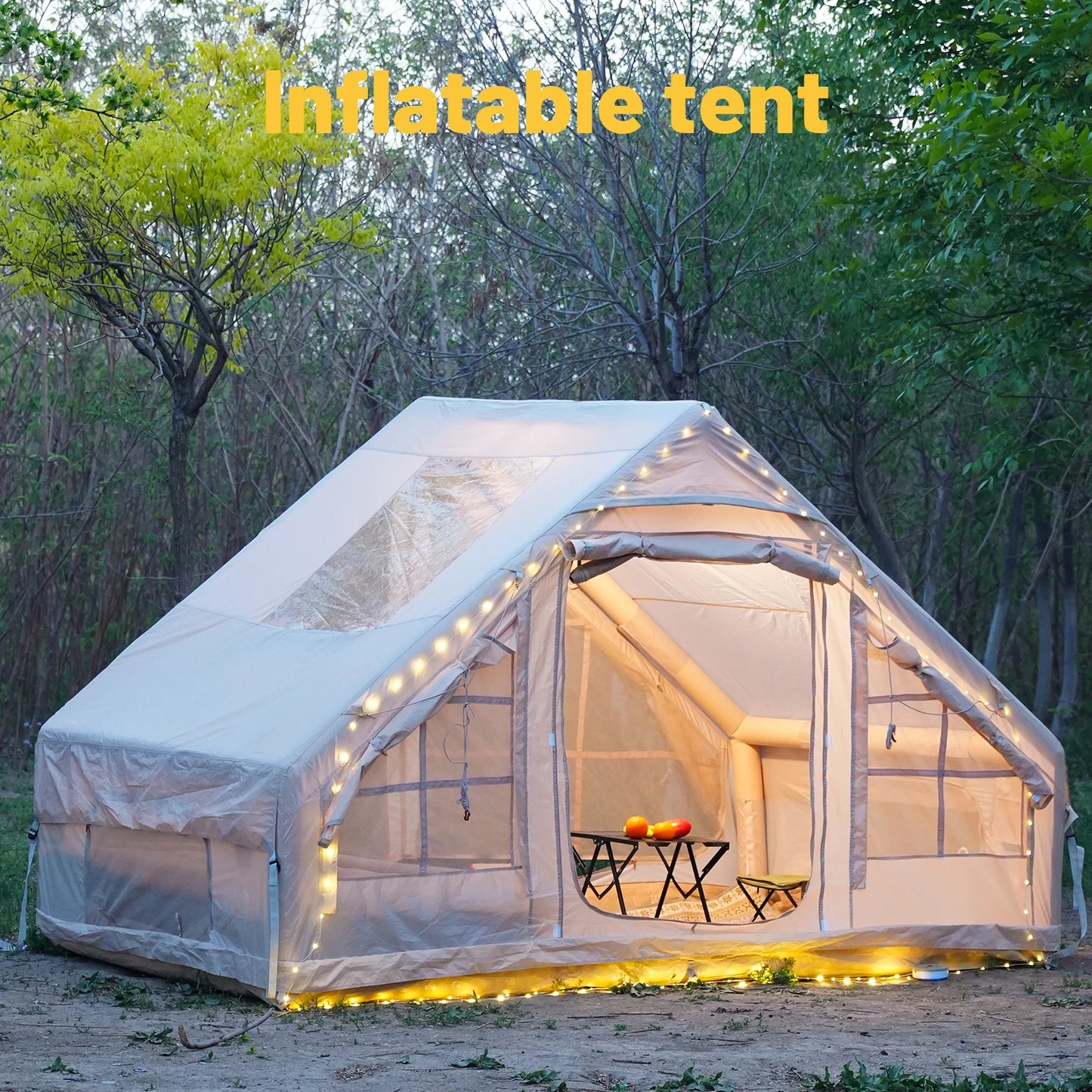 Inflatable Camping Tent Easy Setup Self-Supporting