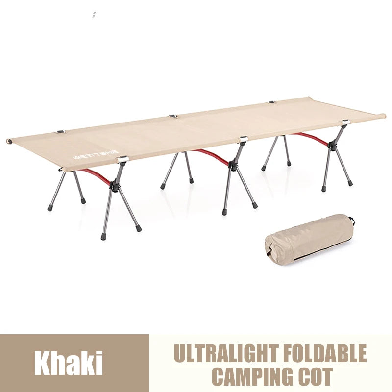 Cot with Leg Extenders for Outdoor Hiking Travel