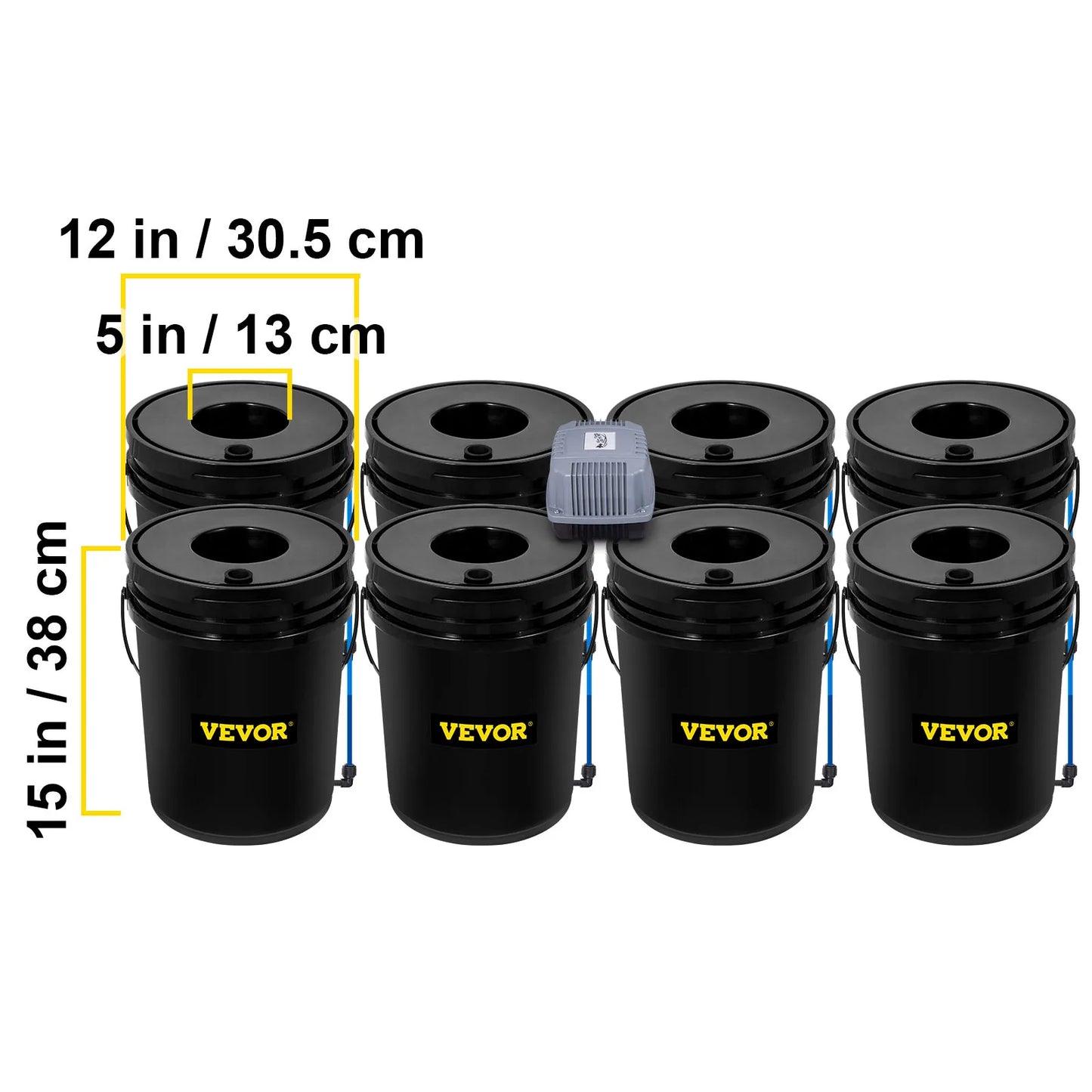 5 Gallon Hydroponics Deep Water Culture System