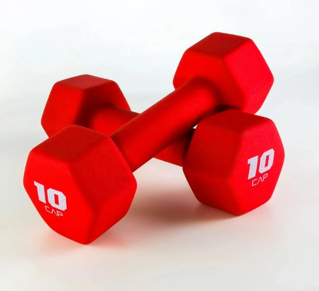 Rubber Dumbbells, strength training tool